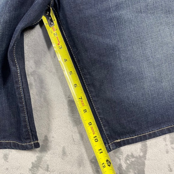 Levi's 569 Loose Straight Dark Wash Denim Shorts Men's Size 33 New - Picture 4 of 9